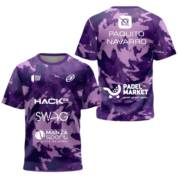 Camiseta Paquito Navarro · World Padel Tour, detalle
