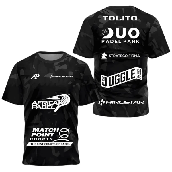 Camiseta Tolito Aguirre · ATP, negra Camiseta Tolito Aguirre · ATP, negra