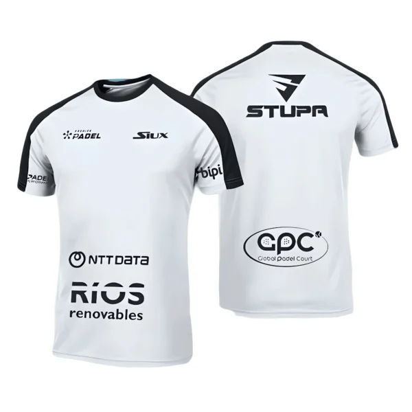 Camiseta Franco Stupaczuk · Premier Padel, detalle Camiseta Franco Stupaczuk · Premier Padel, detalle