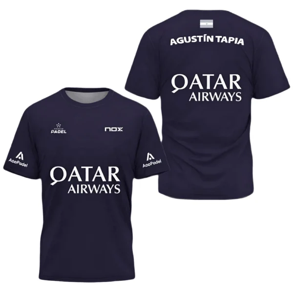 Camiseta Agustín Tapia · Premier Padel, lila