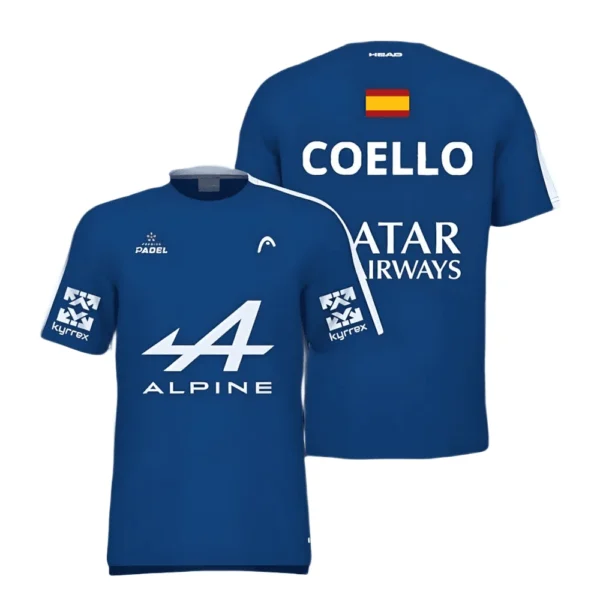 Camiseta Arturo Coello · Premier Padel, azul