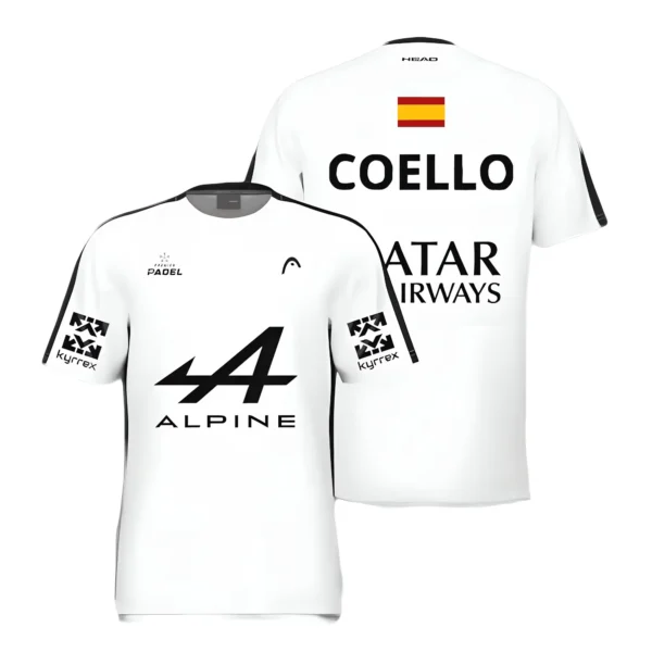 Camiseta Arturo Coello · Premier Padel, detalle