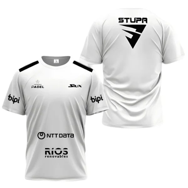 Camiseta Franco Stupaczuk · Premier Padel, blanca Camiseta Franco Stupaczuk · Premier Padel, blanca