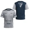 Camiseta Franco Stupaczuk · Premier Padel, gris y azul Camiseta Franco Stupaczuk · Premier Padel, gris y azul