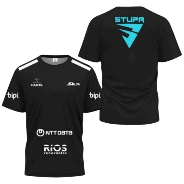Camiseta Franco Stupaczuk · Premier Padel, negra Camiseta Franco Stupaczuk · Premier Padel, negra