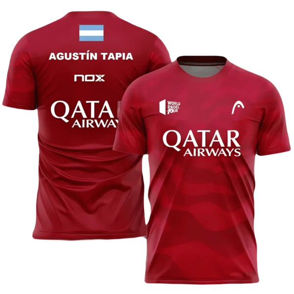 Camiseta Agustín Tapia · World Padel Tour, detalle