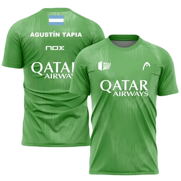 Camiseta Agustín Tapia · World Padel Tour, verde