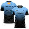 Camiseta Arturo Coello · World Padel Tour, azul y negra