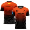 Camiseta Arturo Coello · World Padel Tour, roja y negra