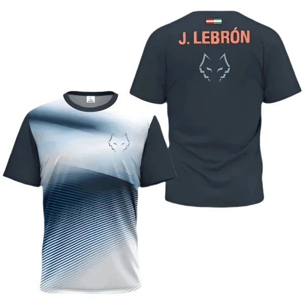 Camiseta Juan Lebrón · World Padel Tour, azul marino y blanca Camiseta Juan Lebrón · World Padel Tour, azul marino y blanca