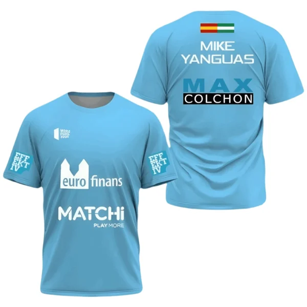 Camiseta Mike Yanguas · World Padel Tour, azul
