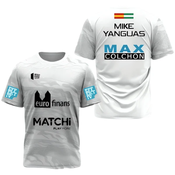 Camiseta Mike Yanguas · World Padel Tour, detalle