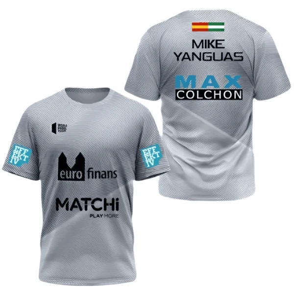 Camiseta Mike Yanguas · World Padel Tour, gris