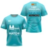 Camiseta Mike Yanguas · World Padel Tour, turquesa