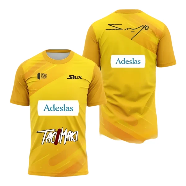 Camiseta Sanyo Gutierrez · World Padel Tour, detalle Camiseta Sanyo Gutierrez · World Padel Tour, detalle