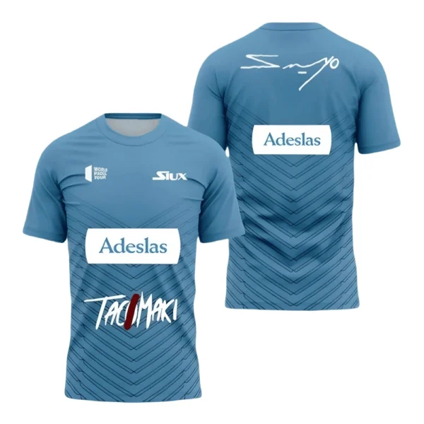 Camiseta Sanyo Gutiérrez · World Padel Tour, azul Camiseta Sanyo Gutiérrez · World Padel Tour, azul