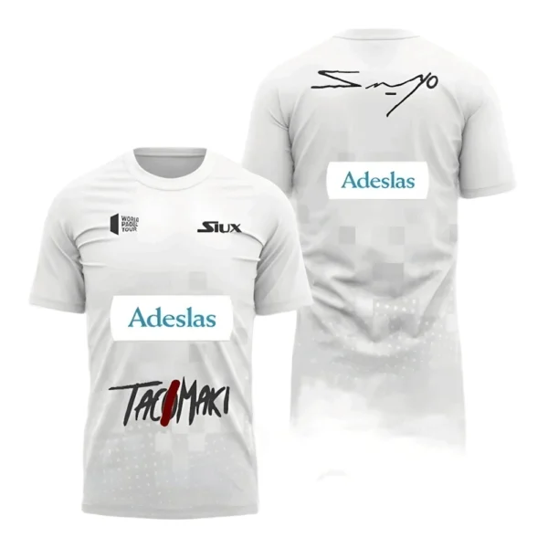 Camiseta Sanyo Gutiérrez · World Padel Tour, blanca Camiseta Sanyo Gutiérrez · World Padel Tour, blanca