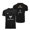 Camiseta Ale Galán Premier Padel, color Negra clásica, vista delantera y trasera Camiseta Ale Galán Premier Padel, color Negra clásica, vista delantera y trasera