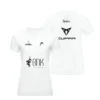 Camiseta Ari Sánchez Personalizada, color Blanca, vista delantera y trasera