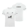 Camiseta Federico Chingotto Personalizada, color Blanca, vista delantera y trasera Camiseta Federico Chingotto Personalizada, color Blanca, vista delantera y trasera