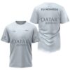 Camiseta de pádel de Agustín Tapia personalizada, color gris 2024, delante y detrás con «TU NOMBRE»