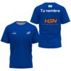Camiseta de pádel de Federico Chingotto personalizada, color azul 2024, delante y detrás con «TU NOMBRE» Camiseta de pádel de Federico Chingotto personalizada, color azul 2024, delante y detrás con «TU NOMBRE»