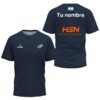 Camiseta de pádel de Federico Chingotto personalizada, color azul marino 2024, delante y detrás con «TU NOMBRE» Camiseta de pádel de Federico Chingotto personalizada, color azul marino 2024, delante y detrás con «TU NOMBRE»