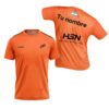 Camiseta de pádel de Federico Chingotto personalizada, color naranja 2024, delante y detrás con «TU NOMBRE» Camiseta de pádel de Federico Chingotto personalizada, color naranja 2024, delante y detrás con «TU NOMBRE»