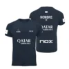 Camiseta Agustín Tapia Personalizada, color Azul, vista delantera y trasera