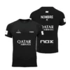 Camiseta Agustín Tapia Personalizada, color Negra, vista delantera y trasera