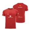 Camiseta Ale Galán Personalizada, color Roja, vista delantera y trasera Camiseta Ale Galán Personalizada, color Roja, vista delantera y trasera