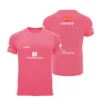 Camiseta Ale Galán Personalizada, color Rosa, vista delantera y trasera Camiseta Ale Galán Personalizada, color Rosa, vista delantera y trasera