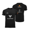 Camiseta Ale Galán Personalizada, color Negra clásica, vista delantera y trasera Camiseta Ale Galán Personalizada, color Negra clásica, vista delantera y trasera
