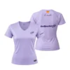 Camiseta Bea González Personalizada, color Lila, vista delantera y trasera