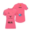 Camiseta Bea González Personalizada, color Salmón, vista delantera y trasera