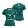 Camiseta Delfi Brea Personalizada, color Jade, vista delantera y trasera Camiseta Delfi Brea Personalizada, color Jade, vista delantera y trasera