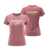 Camiseta Gemma Triay Personalizada, color Rosa palo, vista delantera y trasera