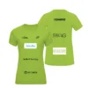 Camiseta Gemma Triay Personalizada, color Verde, vista delantera y trasera