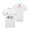 Camiseta Juan Lebrón Personalizada, color Blanca 2025, vista delantera y trasera Camiseta Juan Lebrón Personalizada, color Blanca 2025, vista delantera y trasera