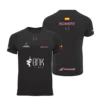 Camiseta Juan Lebrón Personalizada, color Negra 2025, vista delantera y trasera Camiseta Juan Lebrón Personalizada, color Negra 2025, vista delantera y trasera