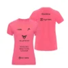 Camiseta Paula Josemaría Personalizada, color Salmón, vista delantera y trasera Camiseta Paula Josemaría Personalizada, color Salmón, vista delantera y trasera