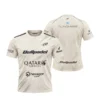 Camiseta Martín Di Nenno Personalizada, color Hueso, vista delantera y trasera Camiseta Martín Di Nenno Personalizada, color Hueso, vista delantera y trasera
