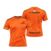 Camiseta Martín Di Nenno Personalizada, color Mandarina, vista delantera y trasera Camiseta Martín Di Nenno Personalizada, color Mandarina, vista delantera y trasera