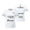 Camiseta Pablo Cardona Personalizada, color Blanca, vista delantera y trasera