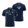 Camiseta Martín Di Nenno Premier Padel, color Azul marino, vista delantera y trasera