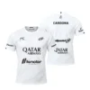 Camiseta Pablo Cardona Premier Padel, color Blanca, vista delantera y trasera Camiseta Pablo Cardona Premier Padel, color Blanca, vista delantera y trasera